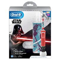 Oral-B (Орал-Би)  набор зубная щетка электр-ая для детей с 3 лет Star Wars 3710 +чехол д/путешествий