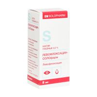 Левофлоксацин-Солофарм капли глазные 0,5% 5мл , миниатюра фото №5