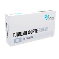 Глицин Форте таблетки защечные и подъязычные 250мг 20шт, миниатюра фото №3