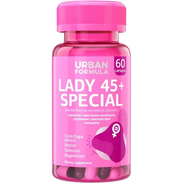 Комплекс в период менопаузы,Климасфера Lady 45+ Special Urban Formula/Урбан Формула капсулы 60шт