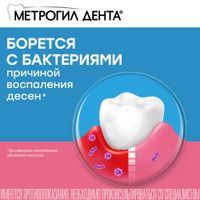 Метрогил Дента гель для десен стоматологический 20г 1шт миниатюра фото №5