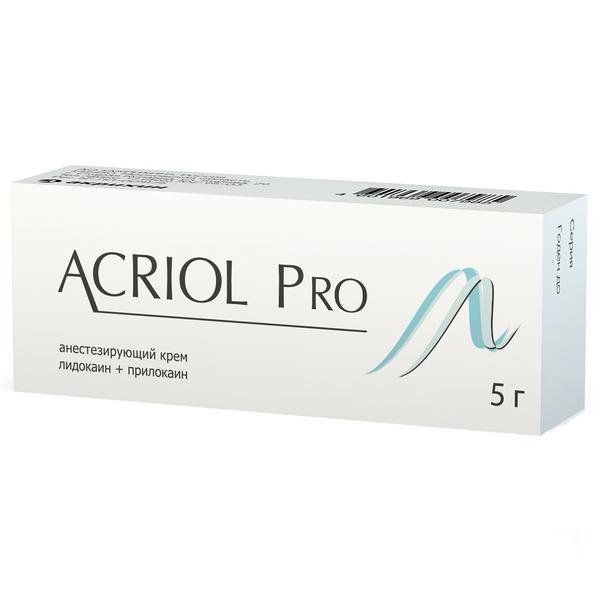 Акриол Про крем для местного и наружного применения 2,5%+2,5% 5г фото №2