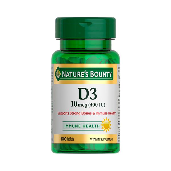 Витамин Д3 Nature's Bounty/Нэйчес баунти таблетки 400МЕ 250мг 100шт nature s bounty легкодоступное железо 28 мг