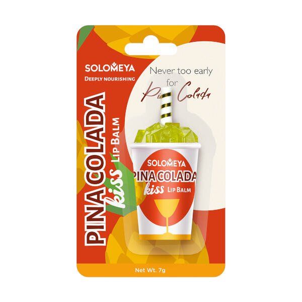 Бальзам для губ Pina Colada Kiss Solomeya 7 г, Solomeya Cosmetics Ltd, Великобритания  - купить