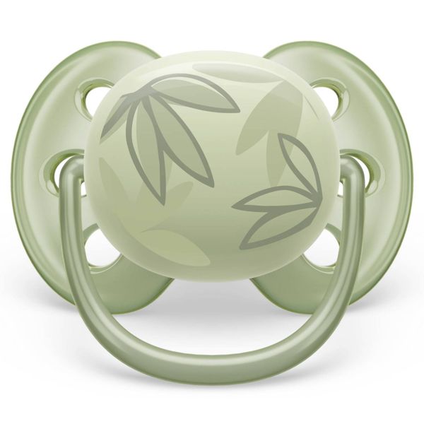 Соска-пустышка силиконовая ортодонтическая с футляром 0-6 мес. Ultra Soft Philips Avent (SCF092/02) фото №4