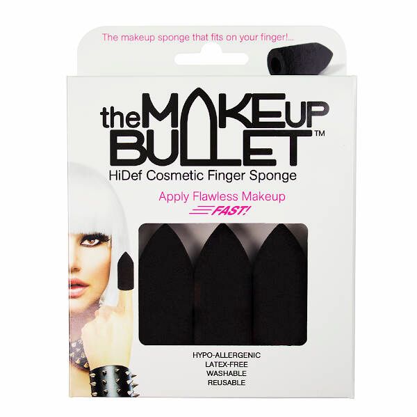 Спонж косметический упаковка с петлей The Makeup Bullet 3шт