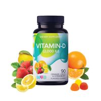 Витамин Д3 со вкусом фруктов и ягод LIVS пастилки жевательные 2г 90шт миниатюра фото №2