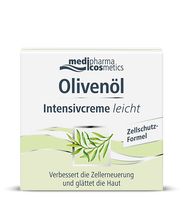 Медифарма косметикс olivenol крем для лица интенсив легкий банка 50мл