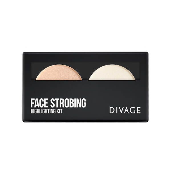 Крем-пудры Divage CONTOURING PALETTES face strobing фото №3