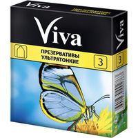 Презервативы Viva (Вива) ультратонкие 3 шт.