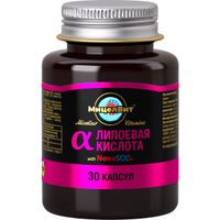 Альфа-липоевая кислота капсулы 400мг 30шт