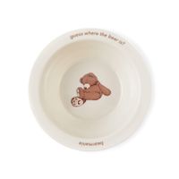 Тарелка для кормления глубокая с антискользящим дном мишки Happy Baby/Хэппи Беби