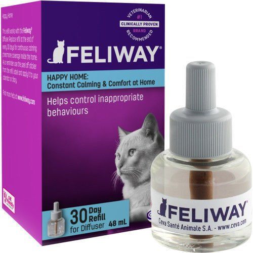 Феромоны для кошек Classic Feliway/Феливей сменный блок 48мл модулятор поведения кошек ceva feliway флакон 48мл