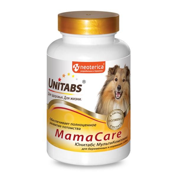 MamaCare с B9 Unitabs таблетки для беременных и кормящих собак 100шт mamacare с b9 unitabs таблетки для беременных и кормящих собак 100шт