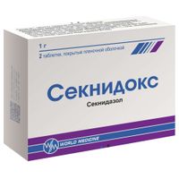 Секнидокс таблетки п/о плен. 1000мг 2шт