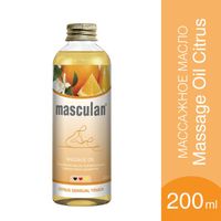 Маскулан масло массажное masculan тонизирующее с цитрусовым ароматом фл.200мл