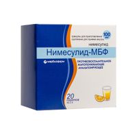 Нимесулид-МБФ гранулы для приг. суспензии для приема внутрь пак. 2г 100мг 20шт, миниатюра фото №13