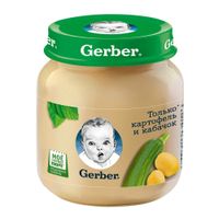 Пюре картофель-кабачок Gerber/Гербер 130г