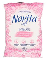 Салфетки влажные для интимной гигиены с пробиотиком Biolin Novita/Новита 15шт