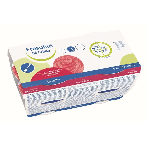 Крем со вкусом земляники Диабет Fresubin/Фрезубин стаканчик 125г 4шт