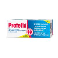 Крем для зубных протезов фиксирующий экстра-сильный Protefix/Протефикс 20мл