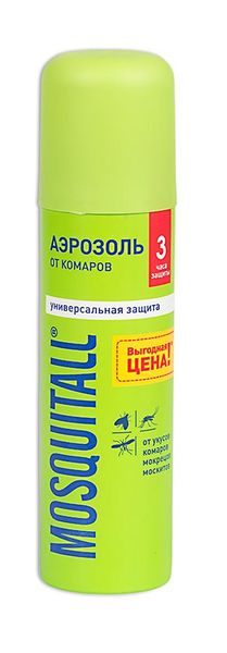 Аэрозоль защита от комаров универсальная Mosquitall/Москитол фл. 150мл