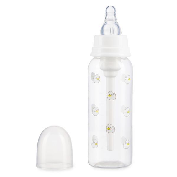 Бутылочка антиколиковая с силиконовой соской медл поток мишки Happy Baby/Хэппи Беби 250мл фото №2