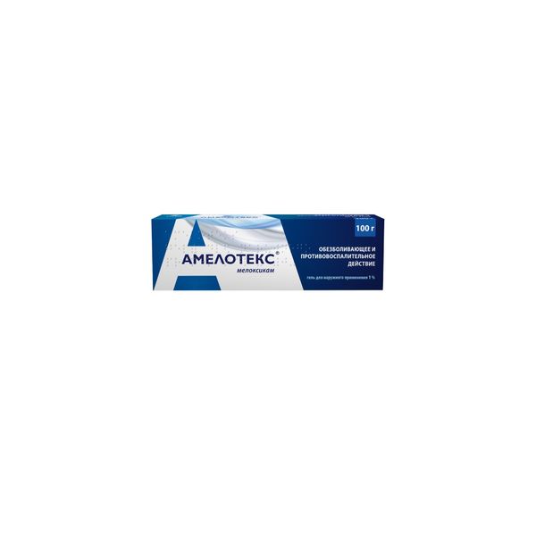 Амелотекс гель для наружного применения 1% 100г амелотекс гель для наружного применения 1% 100 г