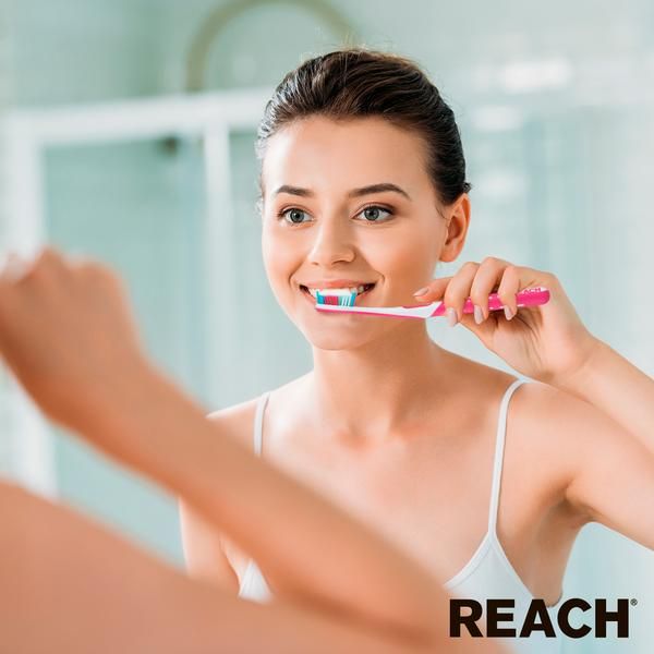 Щетка зубная средней жесткости Medium Floss Clean Reach/Рич фото №3