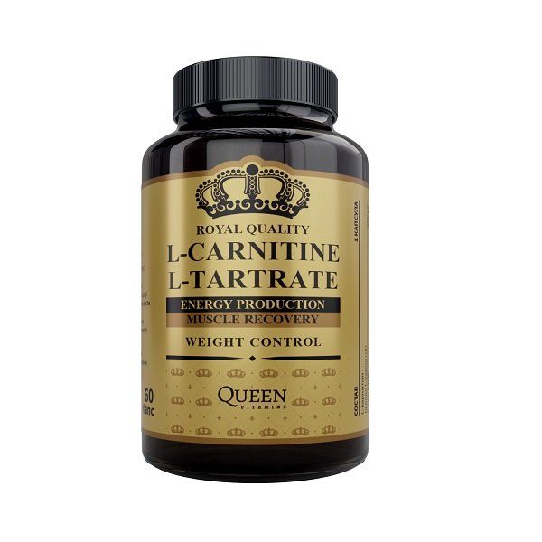 L-карнитин и L-тартрат Квин витаминс капсулы 0,79г 60шт