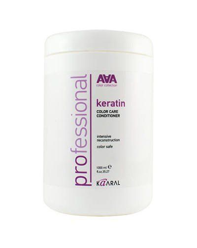 Кондиционер для восстановления окрашенных и химически обработанных волос Keratin Color Care AAA Kaaral/Каарал 1л кондиционер для восстановления окрашенных и химически обработанных волос кератиновый aaa keratin color care