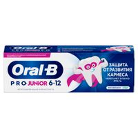 Паста зубная вкус мягкий Junior Pro Oral-B/Орал-би 75мл