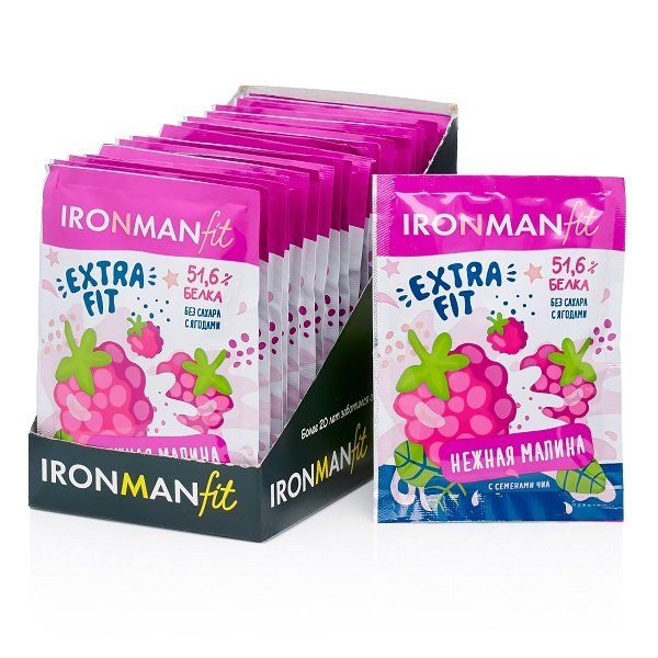 Экстра-Фит со вкусом малина Fit Ironman 25г