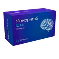 Меморитаб таблетки диспергируемые 10мг 90шт, миниатюра фото №3