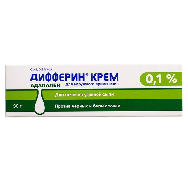 Дифферин крем для наружного применения 0,1% 30г кетонал крем для наружного применения 5% 30г