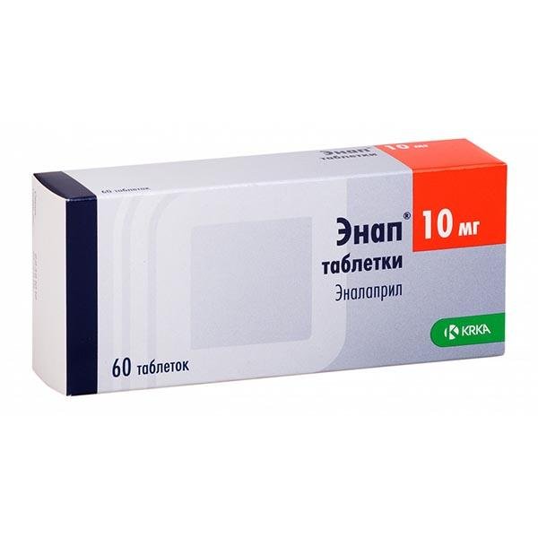 Изображение товара Энап таблетки 10мг 60шт