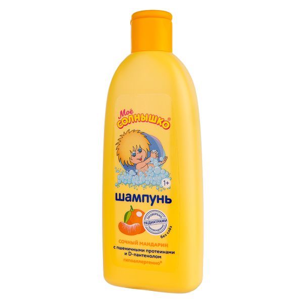 Шампунь для волос сочный мандарин Мое Солнышко фл. 400мл фото №12