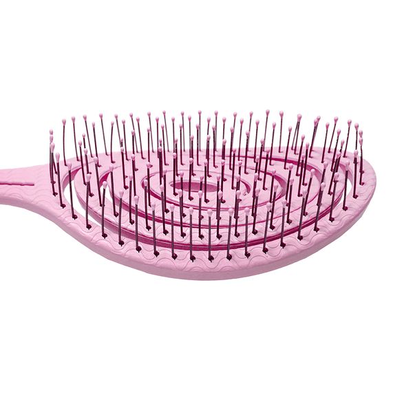 Расческа-био подвижная для волос светло-розовая Solomeya (5440-M2) фото №4