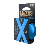 Презервативы из натурального латекса Classic Maxus/Максус 3шт миниатюра фото №2