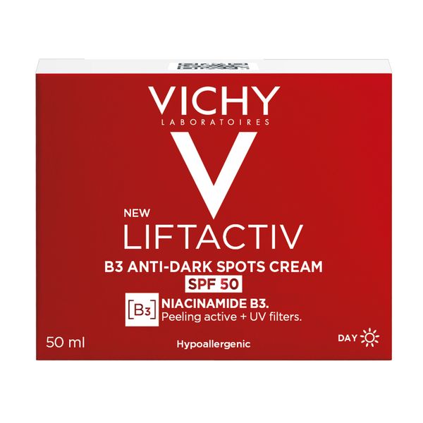 Крем против пигментации с витамином В3 дневной SPF50 LiftActiv Vichy/Виши банка 50мл фото №2