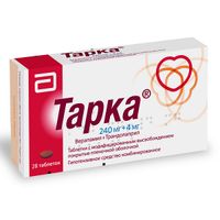 Тарка таблетки п/о плен. с модиф. высвоб. 4мг+240мг 28шт миниатюра фото №3