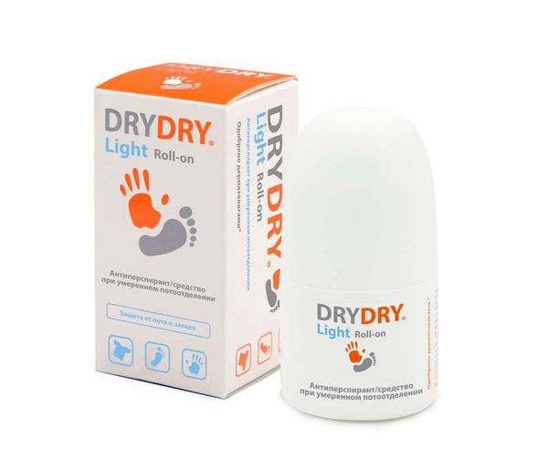 Средство Dry Dry (Драй Драй) от обильного потовыделения Light 50 мл