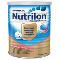 Смесь сухая на основе аминокислот для детей с рождения до 12 мес. Синео Nutrilon/Нутрилон 400г