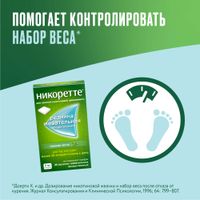 Никоретте вкус свежей мяты резинка жевательная 2мг 30шт миниатюра фото №3