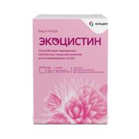 Экоцистин порошок для приг. раствора для приема вн. саше-пак. 3000мг 20шт