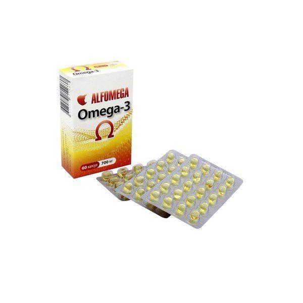 Альфомега Омега-3 с витамином Е Аклен капсулы 0,7г 60шт