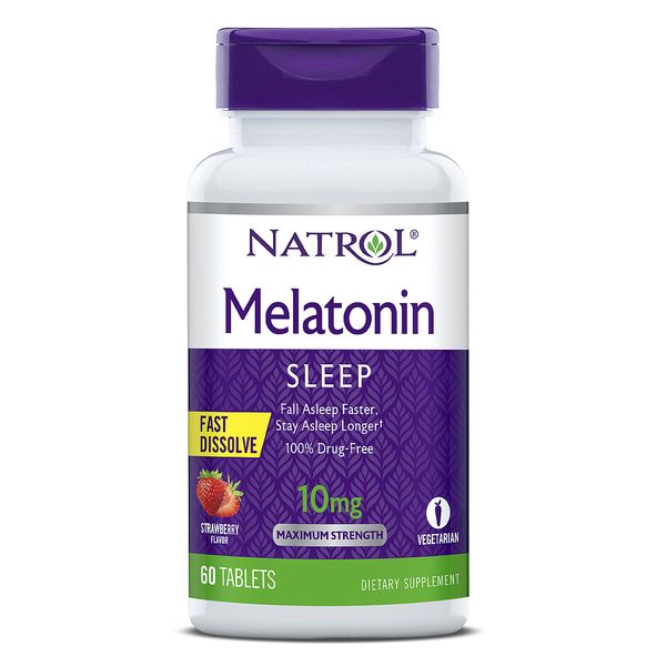 Мелатонин Natrol таблетки быстрорастворимые 10мг 60шт