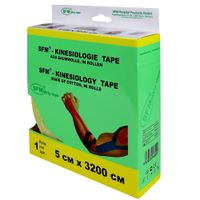 Тейп кинезиологический на хлопковой основе в рулоне желтый SFM-Plaster 5см х 3200см миниатюра фото №4