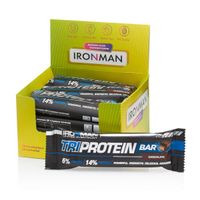 Батончик протеиновый шоколад в темной глазури TRI Protein Bar Ironman 50г 12шт миниатюра фото №2