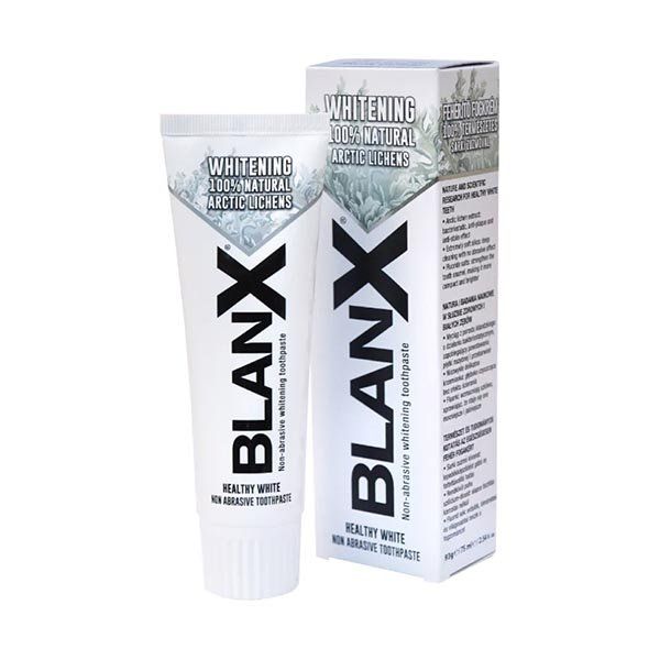 цена Паста зубная Отбеливающая Advanced Whitening Blanx 75мл
